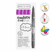 Finelinere Carioca Fineliner 0,5 mm – 12 buc – violet