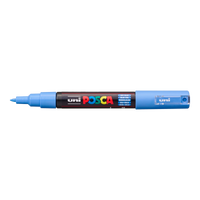 Marker UNI POSCA PC-1M 0.7 - 1 mm – nebesky modrá (48)