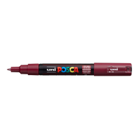 Marker UNI POSCA PC-1M 0.7 - 1 mm – bordó (60)
