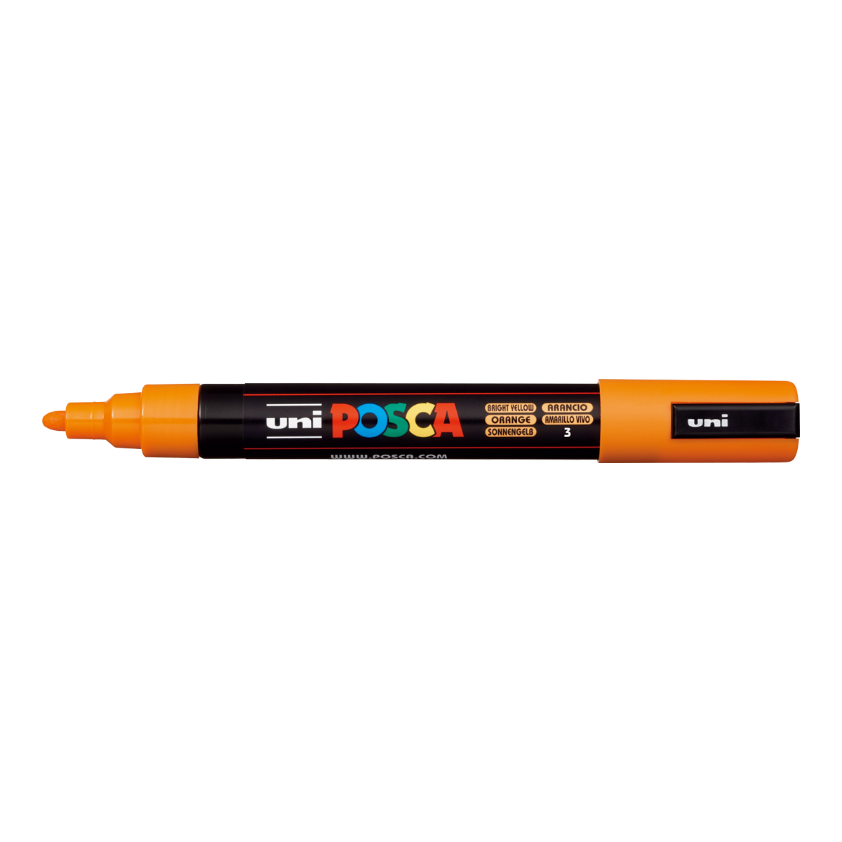 Marker Posca PC-5M, 1,8 - 2,5 mm, galben deschis (3)
