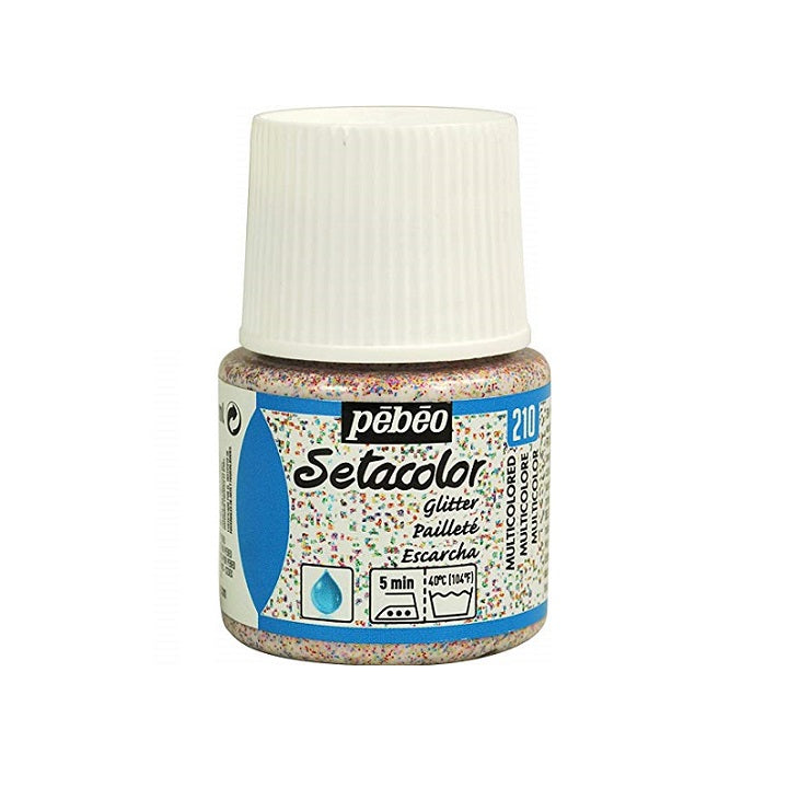 Culori pentru textile Pebeo Setacolor Glitter 45 ml