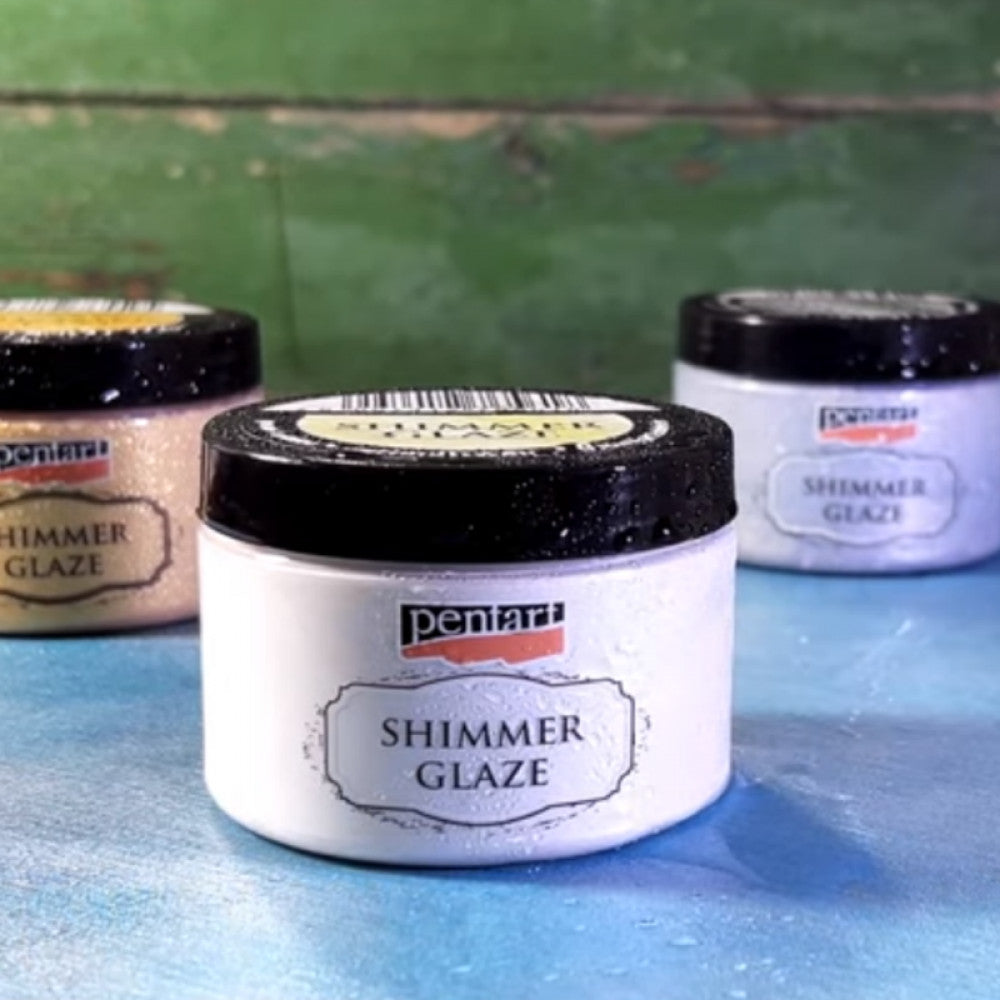 Glazură strălucitoare Pentart Junior Paints Shimmer Glaze 150 ml
