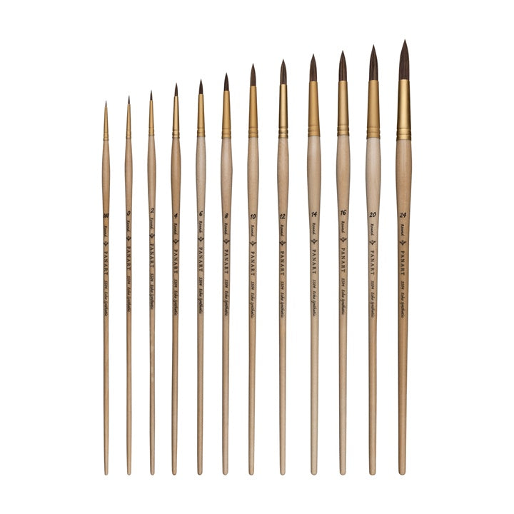 PanArt 5504 Multicolor - Pensulă acrilică rotundă