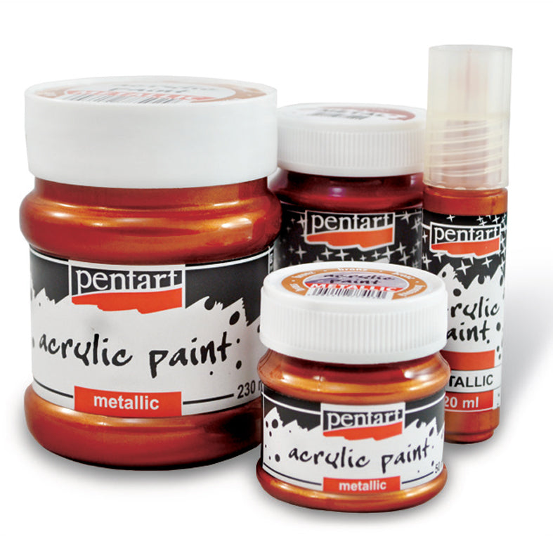 Vopsea acrilică metalică - 50 ml – Sparkling Silver