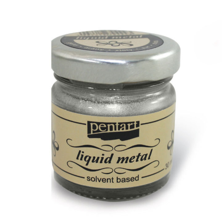 Metal lichid  PENTART - 30 ml – silver