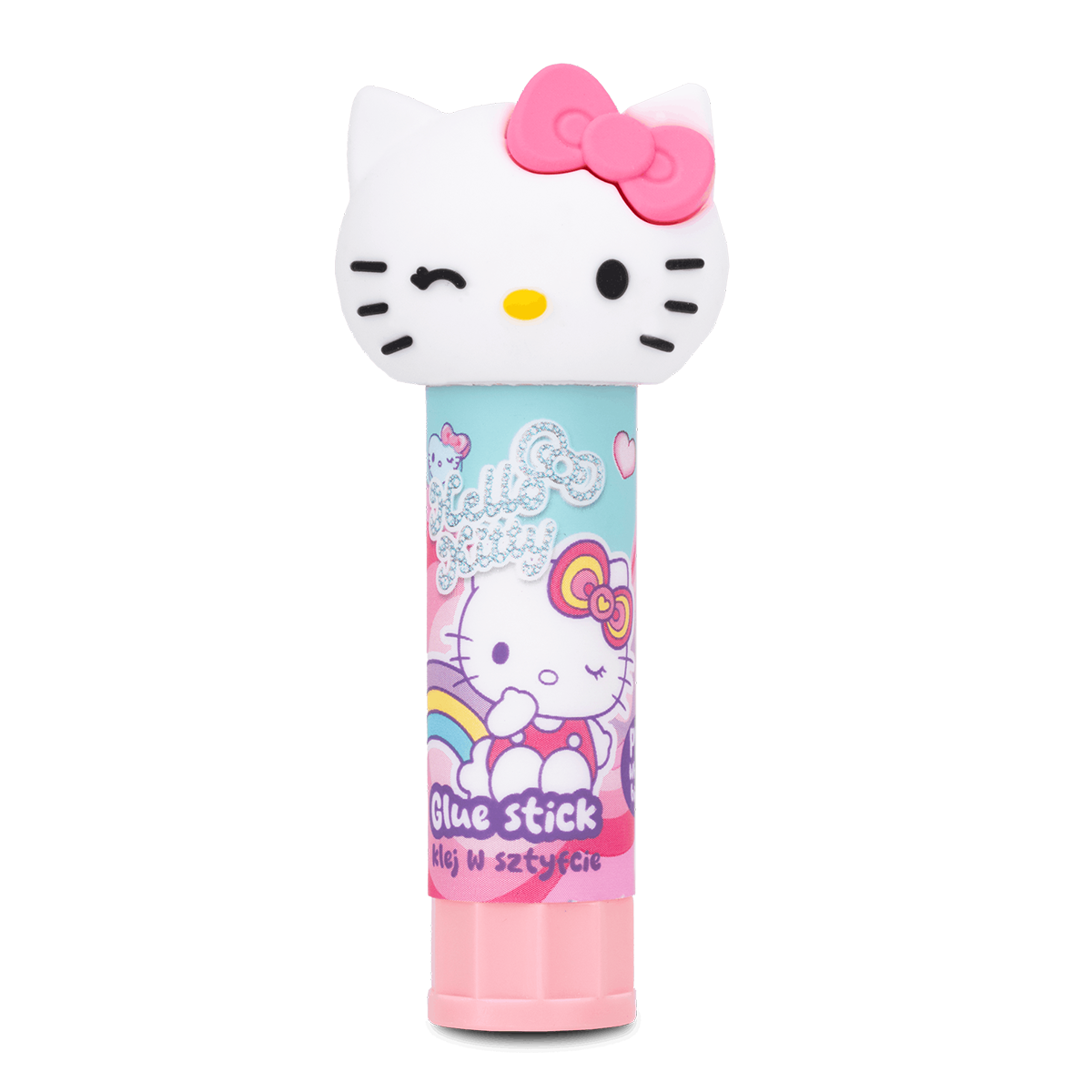 Creioane colorate triunghiulare Colorino Hello Kitty - 12 culori