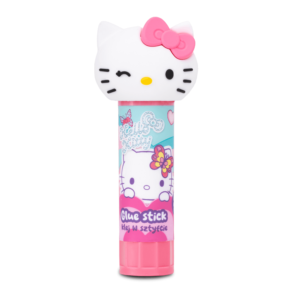 Creioane colorate triunghiulare Colorino Hello Kitty - 12 culori