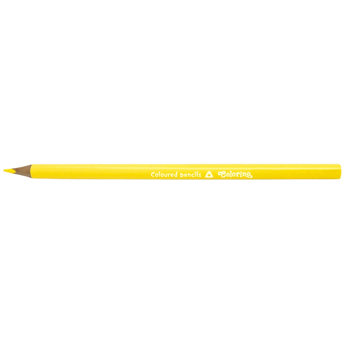 Creion colorat triunghiular Colorino – galben