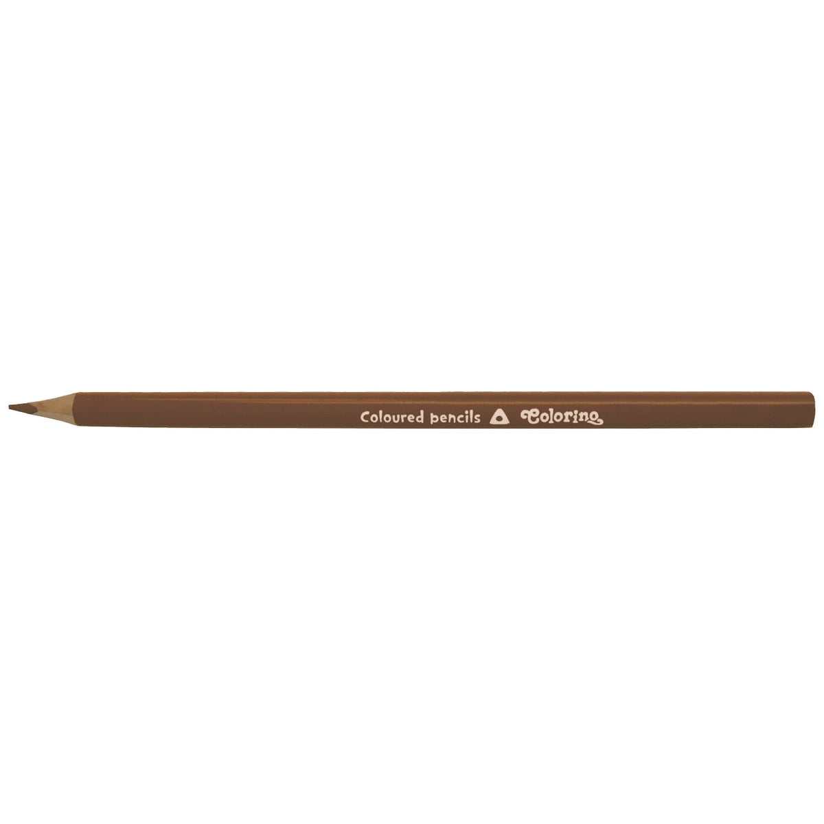 Creion colorat triunghiular Colorino – maro
