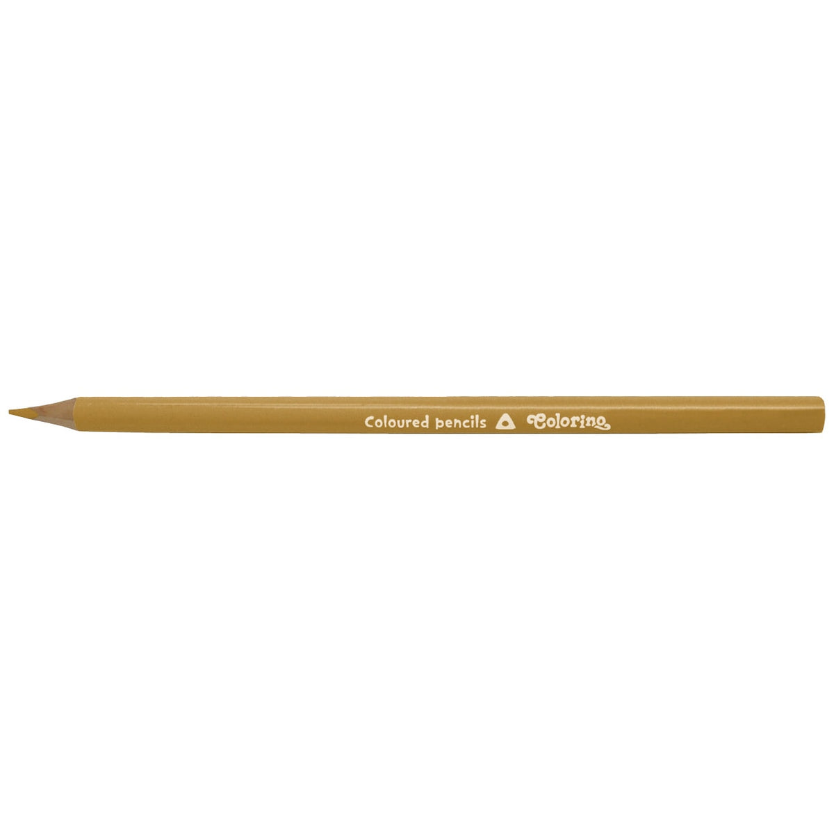Creion colorat triunghiular Colorino – auriu