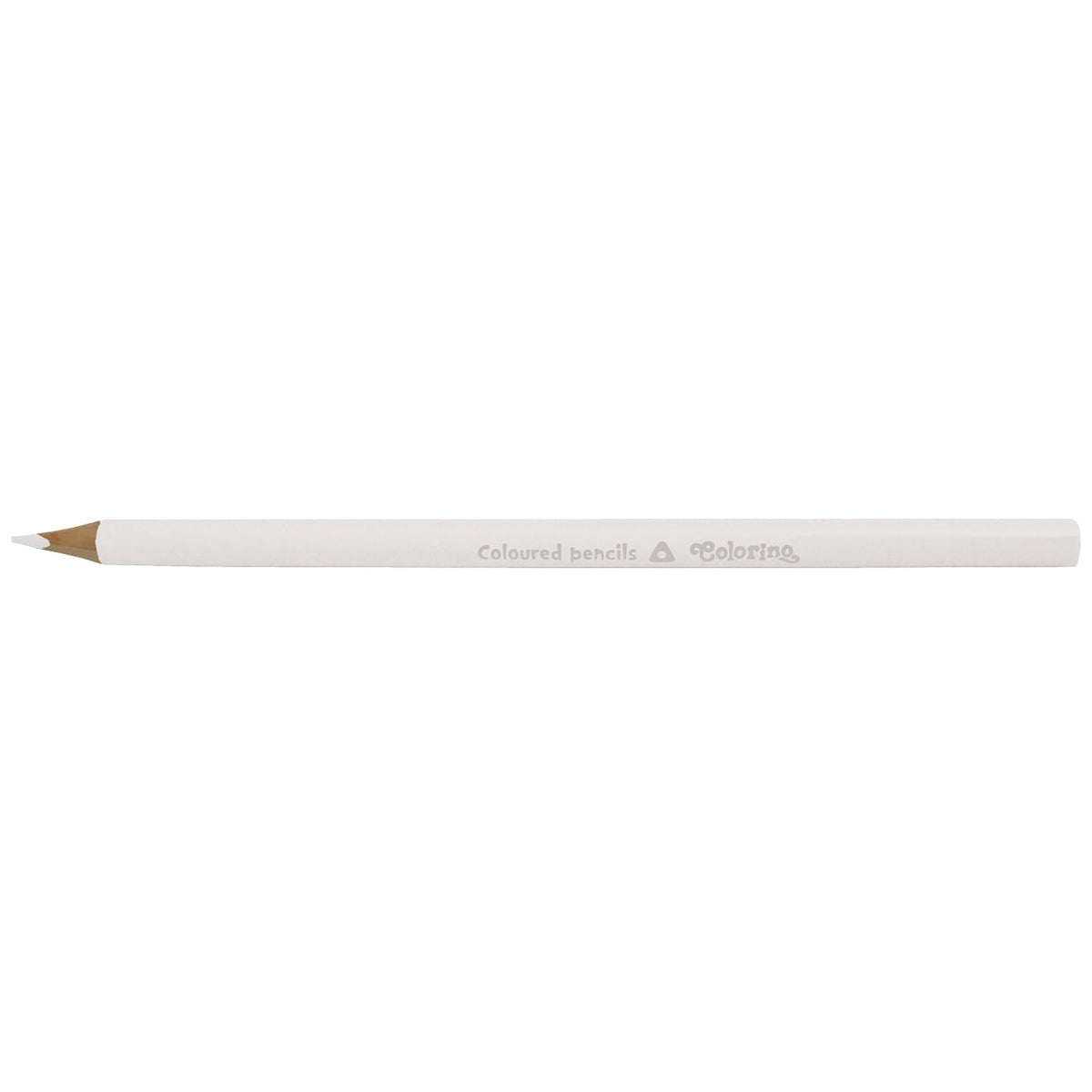 Creion colorat triunghiular Colorino – alb