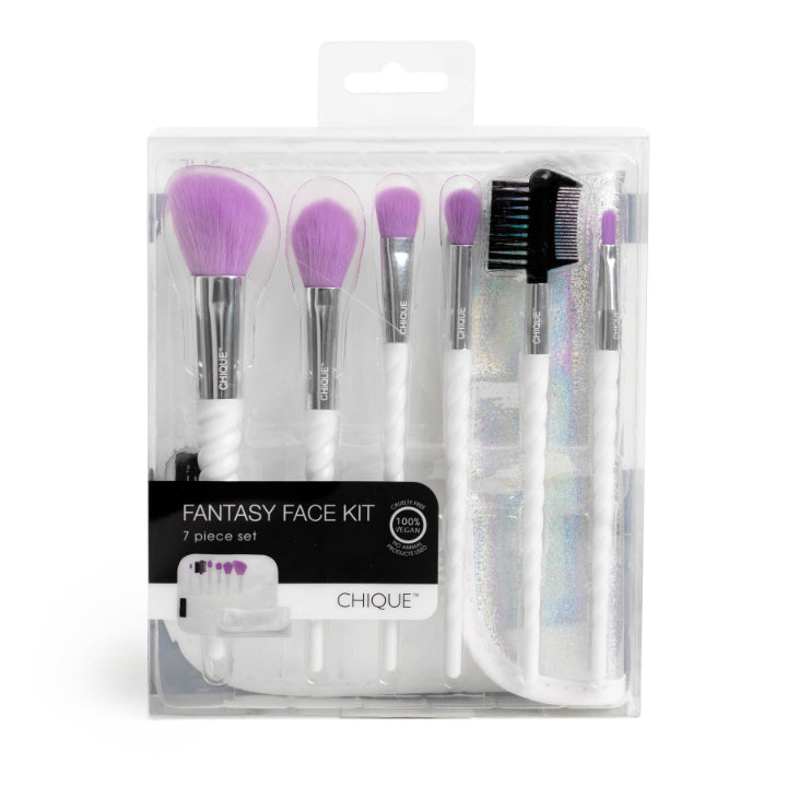 Set de pensule pentru machiaj – alb