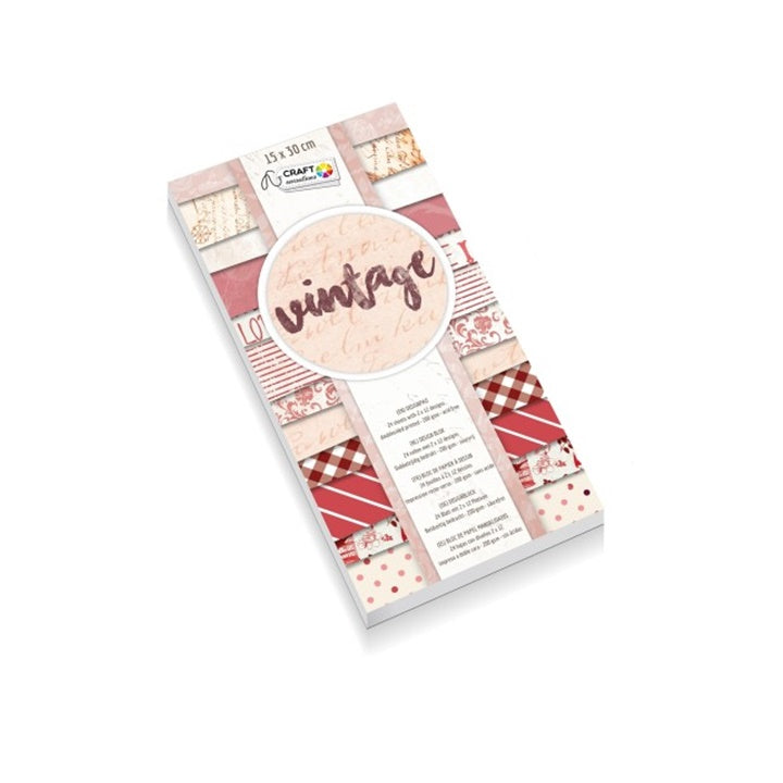 Hârtie pentru scrapbooking Craft Sensations 15x30 cm - 24 coli