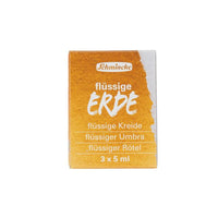Set de pigmenți naturali lichizi Schmincke Trio liquid earth 3 x 5 ml