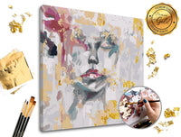 Pictură pe numere PREMIUM GOLD – Uitată | Uitată
