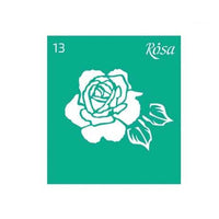 șablon autoadeziv rosa talent 9 x 10 cm model nr 13