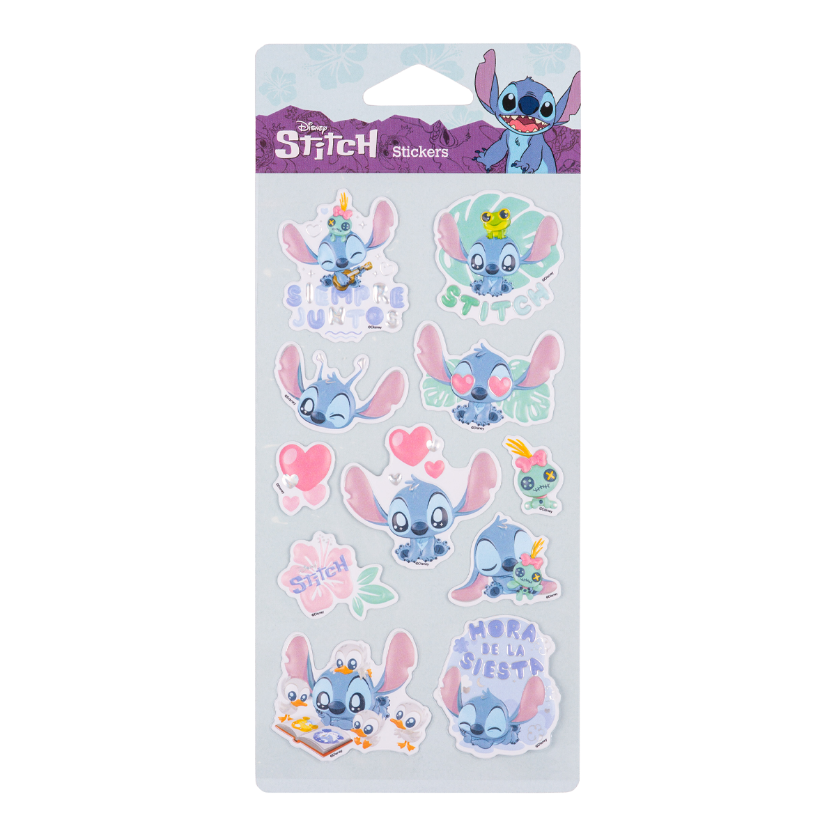 Abțibilduri Colorino Pop-Up Stitch Pastel 1, mix de motive