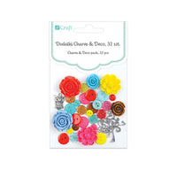 accesorii decorative charm deco juicy 32 piese ro dpcdpdc 002