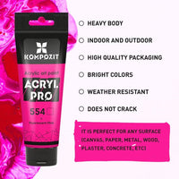 acryl pro creative set de vopsele acrilice acryl pro creative ro kztacpc12x75