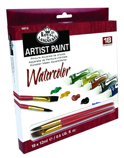 acuarela artist paint 18x12ml ro rlgwat18