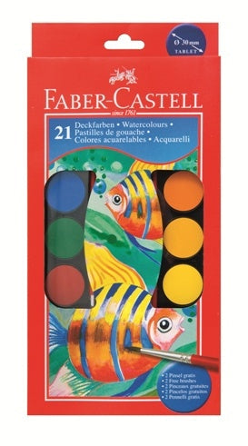 acuarele 21 culori 30mm ro fbc125021