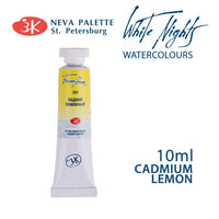 Acuarele White Nights 10 ml - Galben lămâie de cadmiu