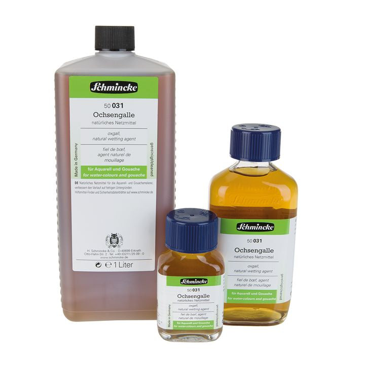 agent de umectare natural schmincke pentru culori acuarela și guașa diverse volume