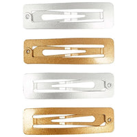 agrafe de par metalice in auriu si argintiu ro cch60099