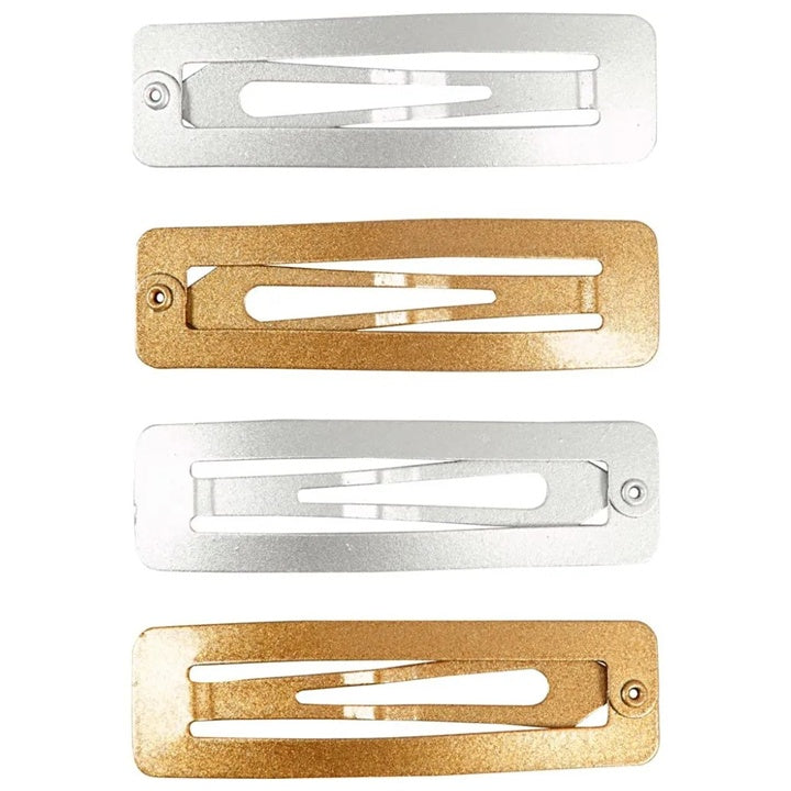 agrafe de par metalice in auriu si argintiu ro cch60099