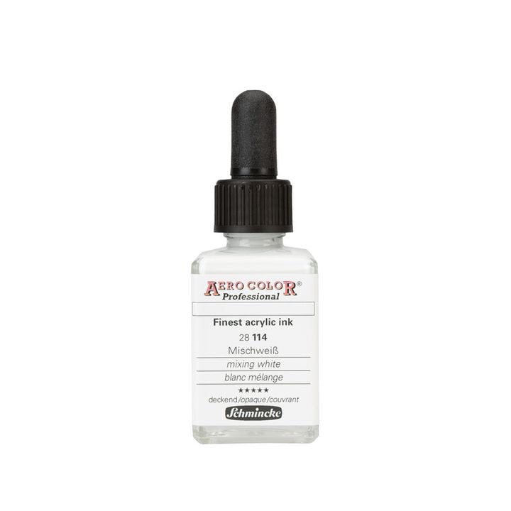 Cerneală acrilică Schmincke AERO COLOR Professional Standard 28 ml – 114 amestec alb