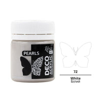 Vopsea decorativă acrilică ROSA TALENT Pearl 20 ml – 72 alb