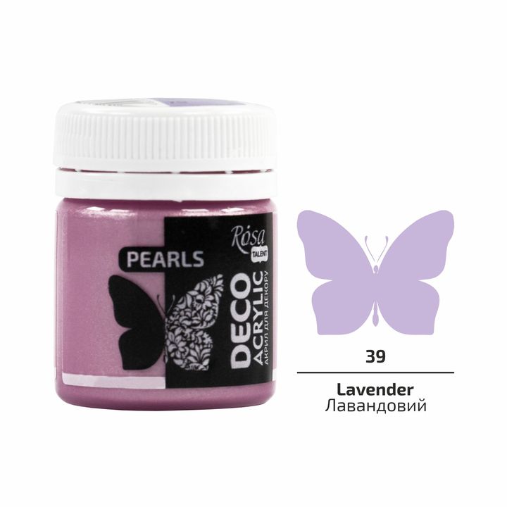 Vopsea decorativă acrilică ROSA TALENT Pearl 20 ml – 79 Lavandă