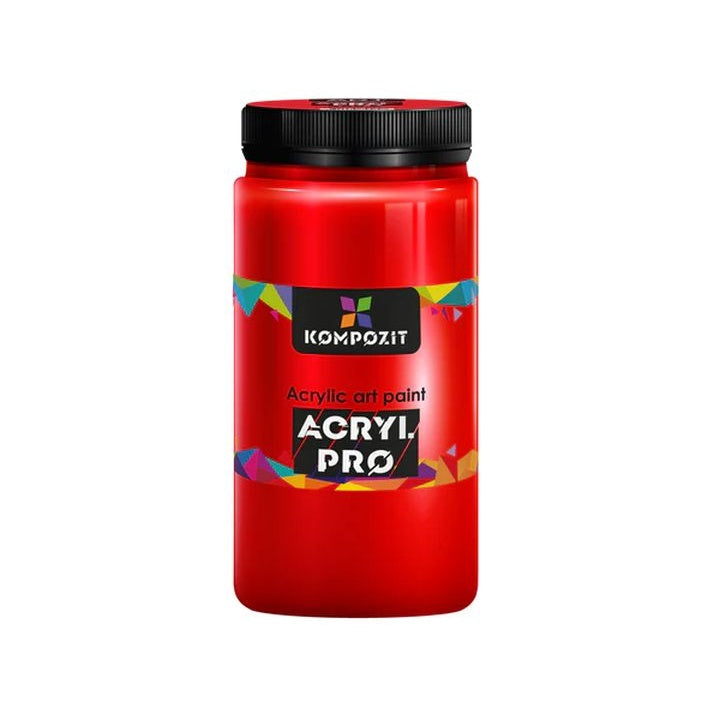 Vopsea acrilică ACRYL PRO ART Composite 1.000 ml – 259 roșu permanent