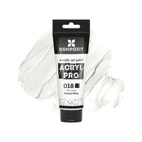 Vopsea acrilică ACRYL PRO ART Composite 75 ml – 018 titan alb