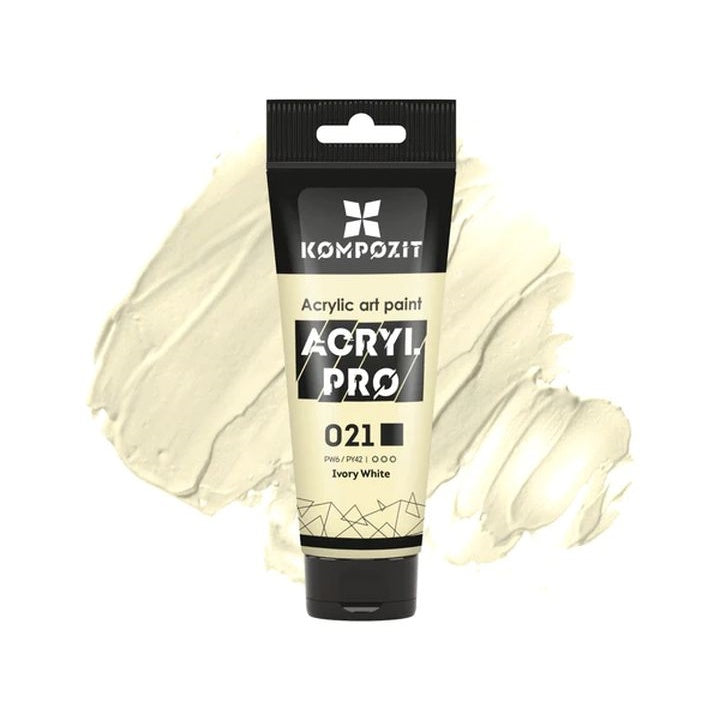 Vopsea acrilică ACRYL PRO ART Composite 75 ml – 021 fildeș