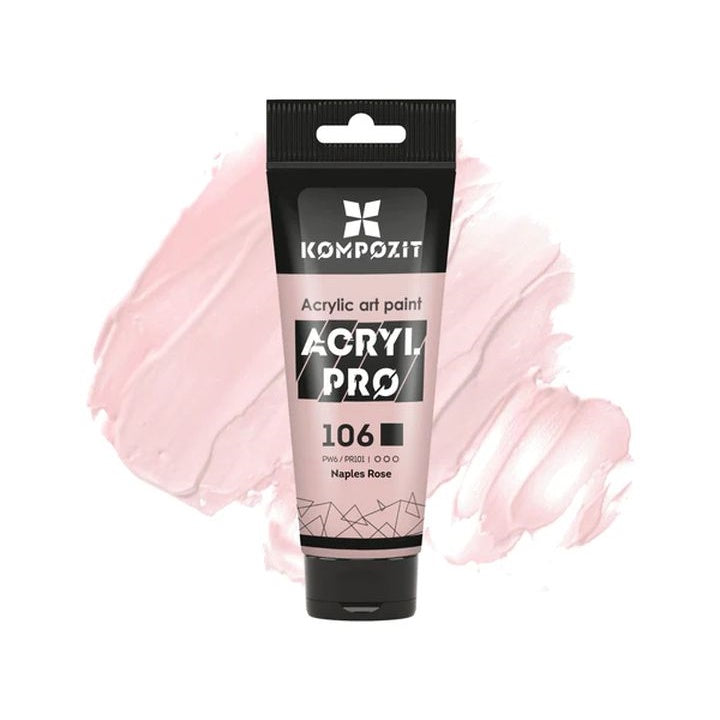 Vopsea acrilică ACRYL PRO ART Composite 75 ml – 106 Roz napolitan