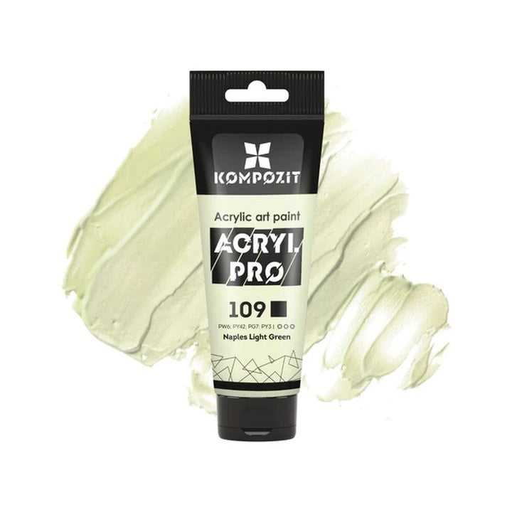 Vopsea acrilică ACRYL PRO ART Composite 75 ml – 109 Napolitan verde deschis
