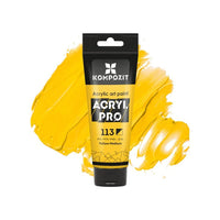 Vopsea acrilică ACRYL PRO ART Composite 75 ml – 113 galben mediu