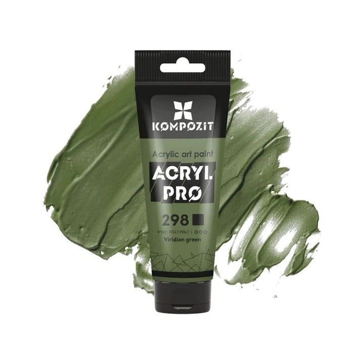 Vopsea acrilică ACRYL PRO ART Composite 75 ml – 298 verde viridian