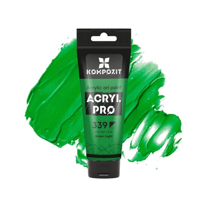 Vopsea acrilică ACRYL PRO ART Composite 75 ml – 339 verde deschis