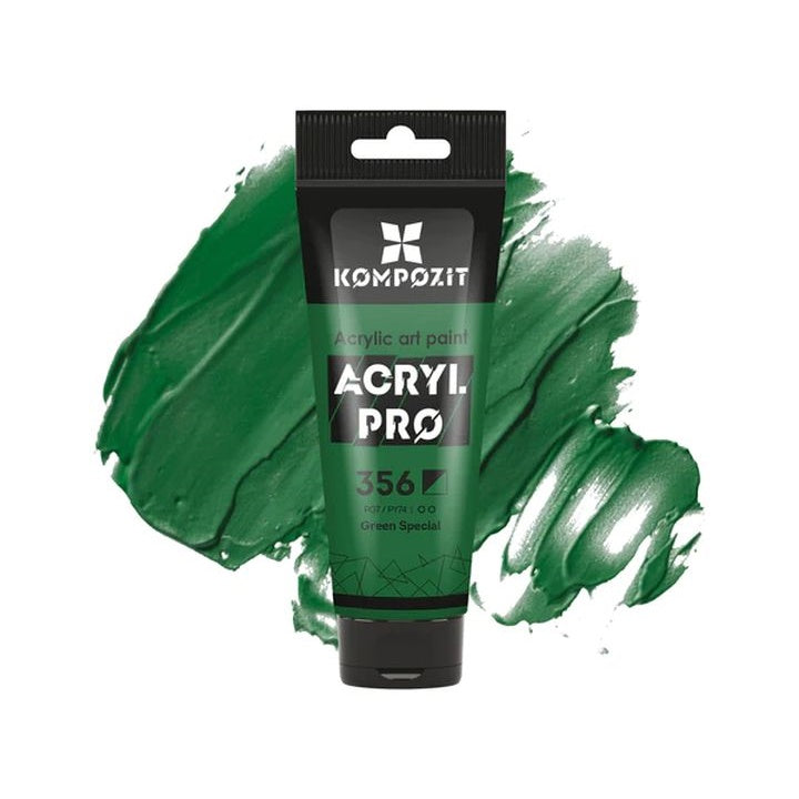 Vopsea acrilică ACRYL PRO ART Composite 75 ml – 356 verde special