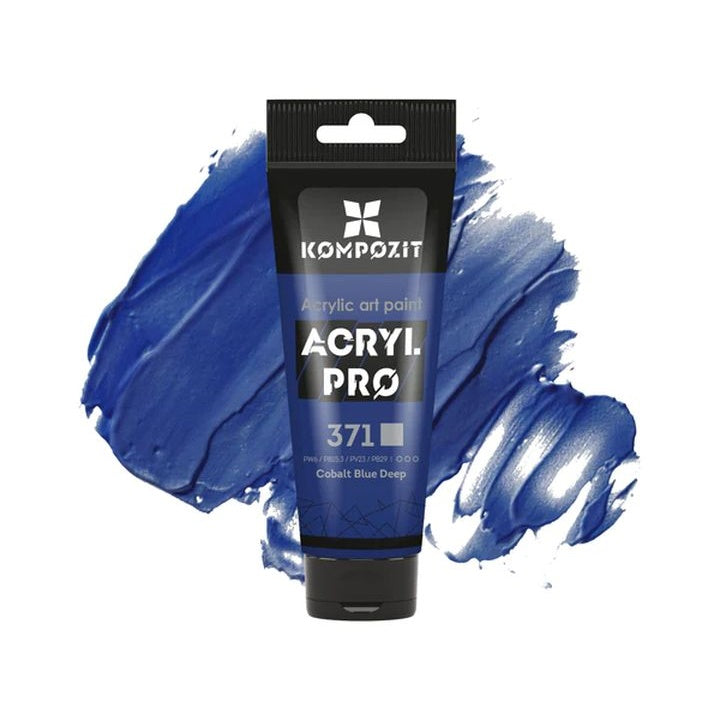 Vopsea acrilică ACRYL PRO ART Composite 75 ml – 371 albastru cobalt bogat
