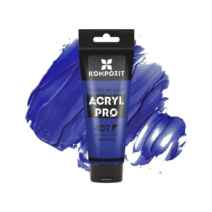 Vopsea acrilică ACRYL PRO ART Composite 75 ml – 402 Berlin albastru