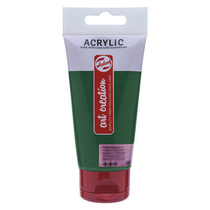 Culori acrilice ArtCreation 200 ml / 24 nuanțe – Permanent Green Deep