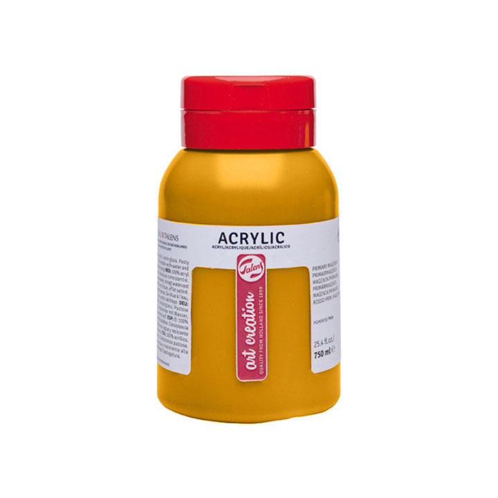 Vopsele acrilice ArtCreation Essentials 750 ml – azo galben inchis - 270