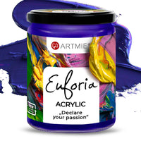 Vopsea acrilică ARTMIE EUFORIA 430 ml – 390 albastru ultramarin