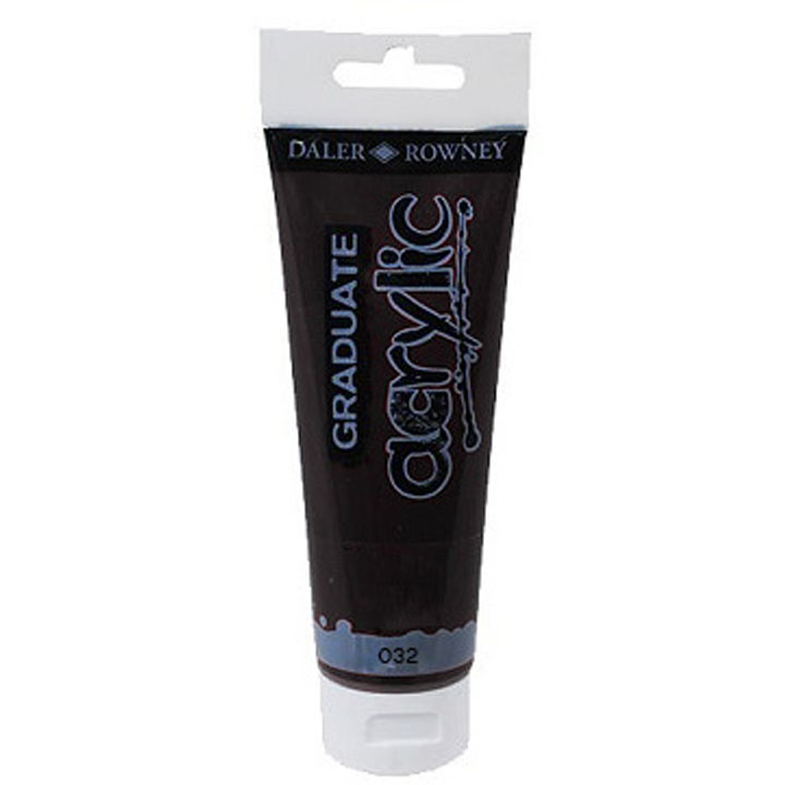 Culori acrilice Daler-Rowney GRADUATE 120 ml – 032 Pearlescent black