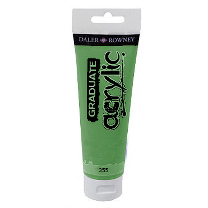 Culori acrilice Daler-Rowney GRADUATE 120 ml – 355 Leaf green