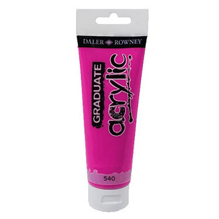 Culori acrilice Daler-Rowney GRADUATE 120 ml – 540 Primary red