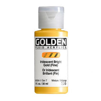 Vopsea acrilică fluidă iridescentă GOLDEN 30 ml – 2454 lumina de aur
